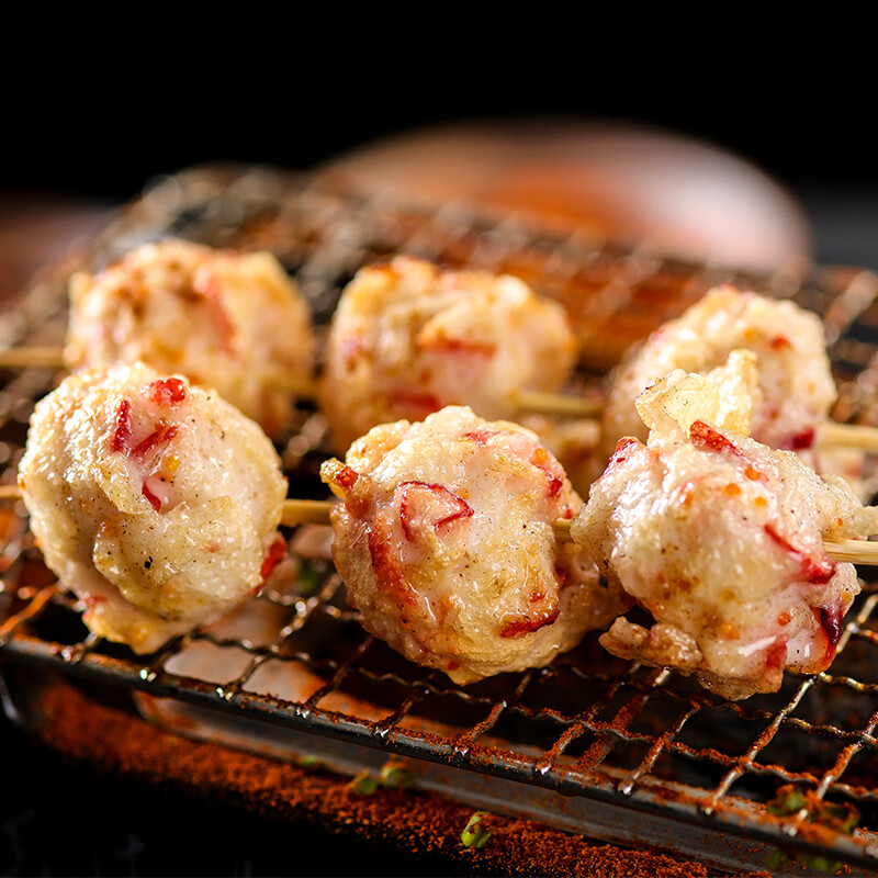 鱼极龙虾球160g鱼糜50%+飞鱼卵1.8%+火锅食材丸子麻辣烫关东煮配菜