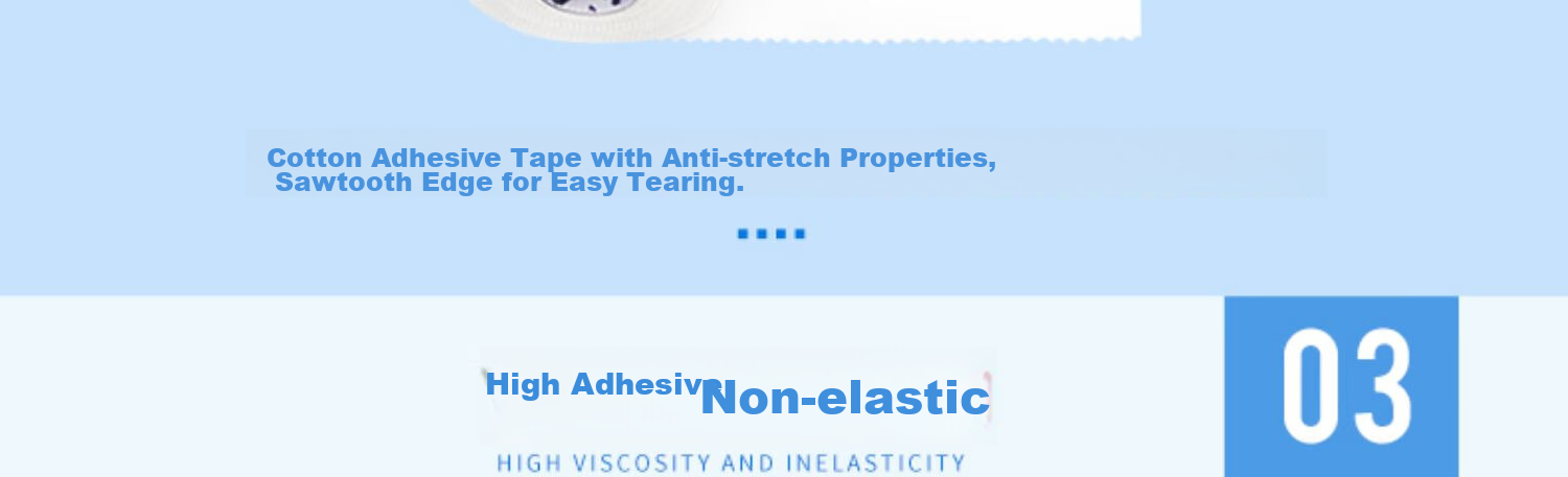 AQ Self-Adhesive Elastic White Tape for Sports Injury Protection, Easy-To Serrated Bandage for Finger Fixation, 9622S 8