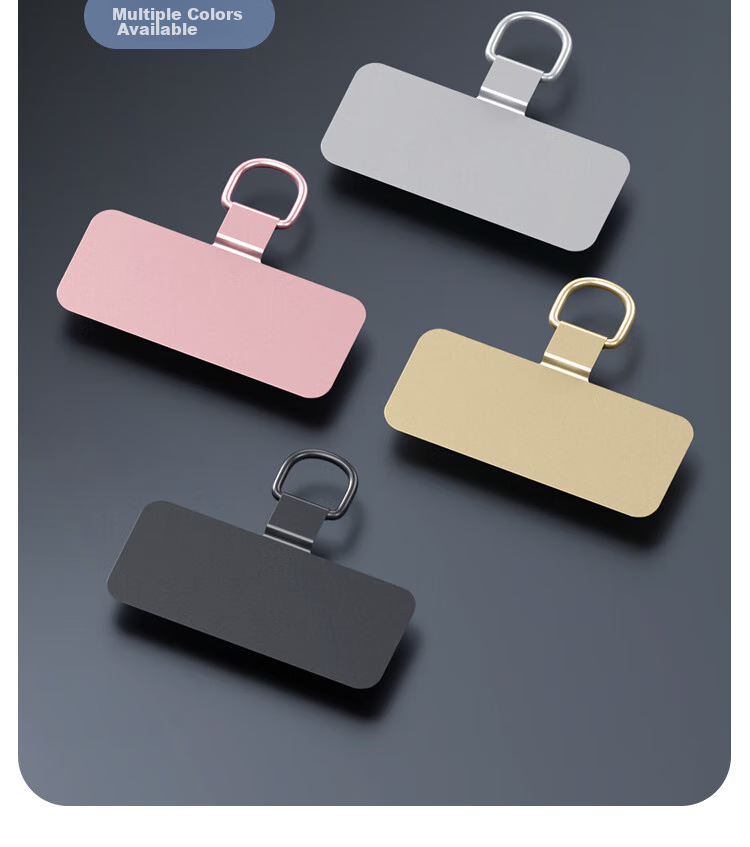 ESCASE Ultra-Thin Metal Clip Phone Case, Universal Phone Holder for Huawei, Apple, Android Phones, Lanyard Strap, Multi-Dopamine Compatible, No Case Interference, MO3Pro Gold Color 6