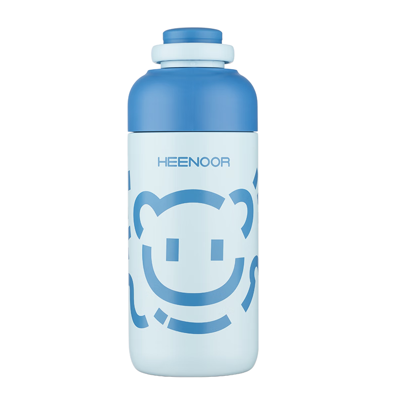 Heenoor Insulated Water Bottle for Children, 316L Stainless Steel Large Capacity Cute High-Quality Straw Cup for Boys And Girls XN-3120