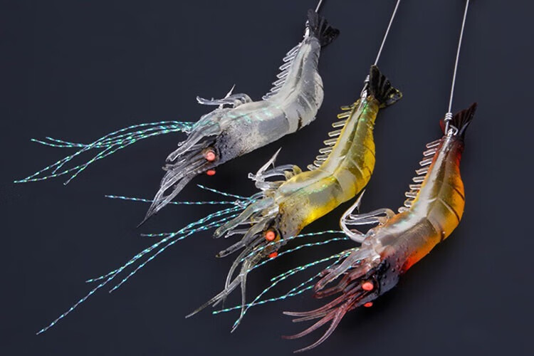 Feimiao Shihua Yaxia 3-Piece Set Lure Bait, Freshwater Bionic Soft Bait, for Bass And Snakehead Fish, Artificial Lure 4