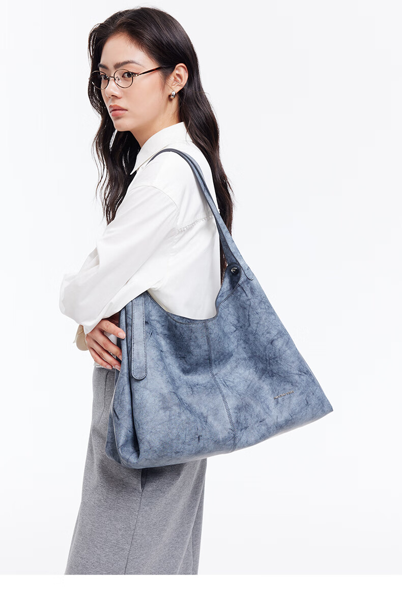 AMAZING SONG Women's Leather Tote Bag, Cowhide Shoulder Bag, Luxurious Large Capacity Simple Commuter Light Luxury Handbag Gift 8