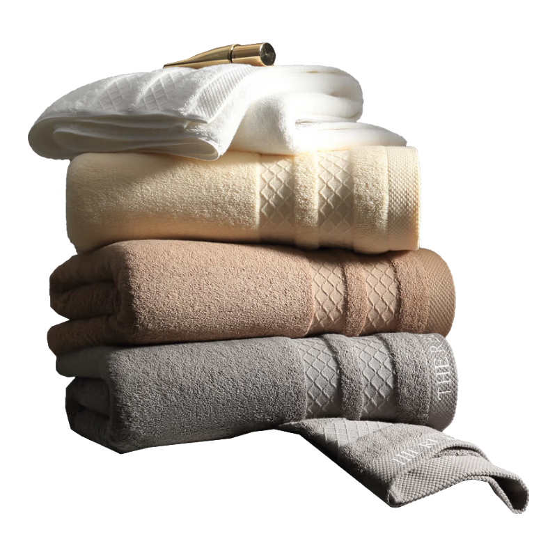 Canasin Antibacterial Bath Towel [First Class Series], 800g Thickened Quick-Drying Soft Adult Large Bath Towel, Beige Sports