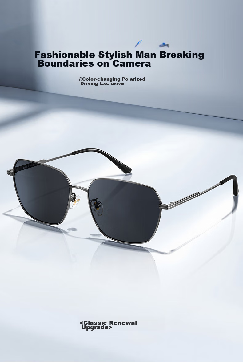 CAPONI Photochromic Polarized Sunglasses for Men, Driving Glasses, Day And Night Use, UV Protection, Sun Protection, Fashionable 1