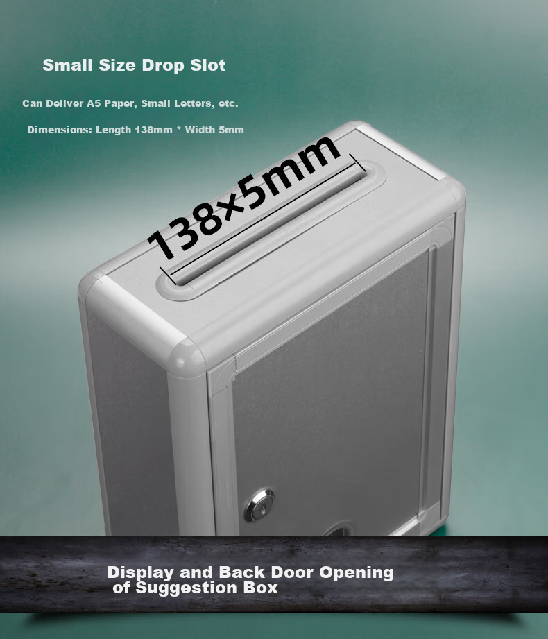 Herisheng Suggestion Box, Complaint Box, Feedback Box, Lockable Wall-Mounted Mailbox, Voting Box, No Drilling Required, Chairman And General Manager Mailbox, Customizable Reporting Box RS-834 10