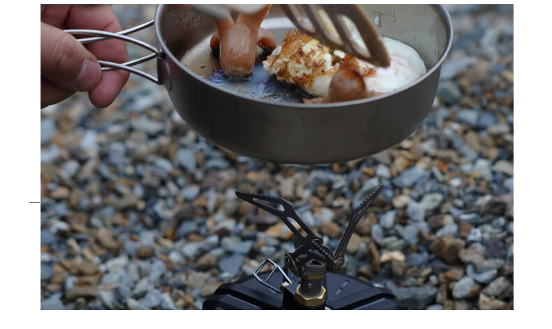 FIRE-MAPLE Yellowjacket 300T Mini Stove Head Integrated Titanium Gas Stove, Outdoor BC Hiking Mountaineering Lightweight Portable Camping Equipment 12