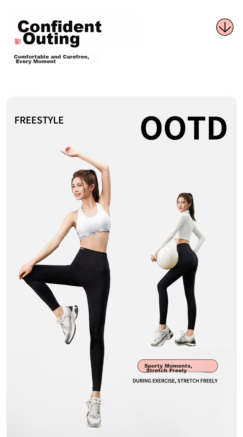 FitonTon Shark Leggings for Women, Autumn And Winter, Butt-Lifting And Tummy Control, High-Waisted, Slightly Compression, Butt-Lifting Band, Tight-Fitting Yoga Pants, Gray, L 19