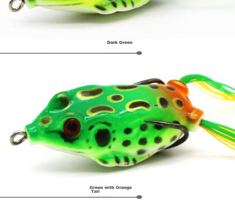 Feimiao Leiwala Lure Bait Set of Three (Large, Medium, And Small) Long-Casting Bionic Frog Lure for Targeting Black Fish, Specialized Artificial Bait 12