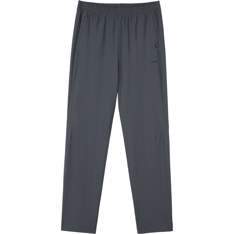 CAMEL Ice Silk Casual Pants for Men, Summer New Loose Straight-Leg Quick-Dry Sun Protection Dad Running Sports Trousers