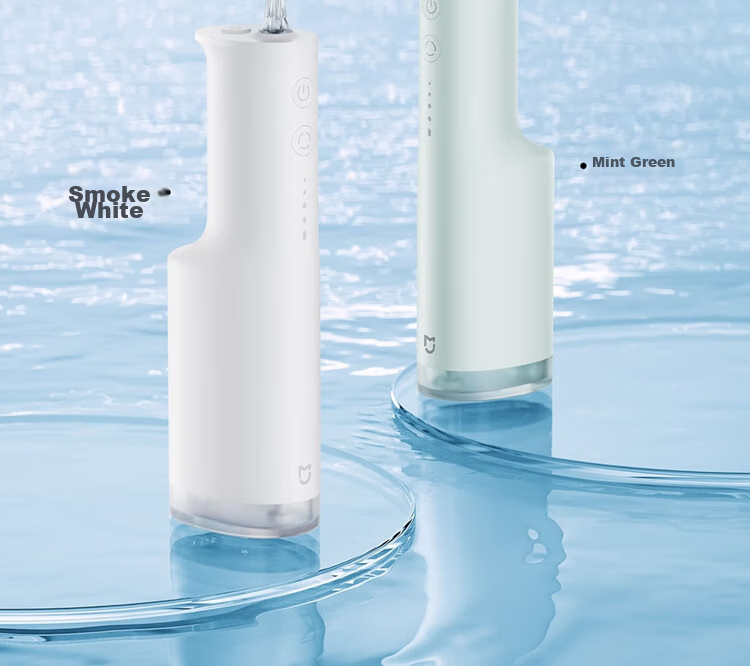 Mijia [Mid-Autumn Festival Gift] Xiaomi Standing Water Flosser, Oral Irrigator, F300 Mint Green, Innovative Scattered Pulse, 4 Modes, 3 Types of Nozzles, Birthday Gift, Present 8
