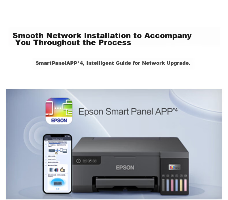 Epson L8058 A4 Ink Tank Color Inkjet Printer for Home Use, 6-Color Photo Original Continuous Ink Supply for Printing Studios, Supports WiFi Wireless 9