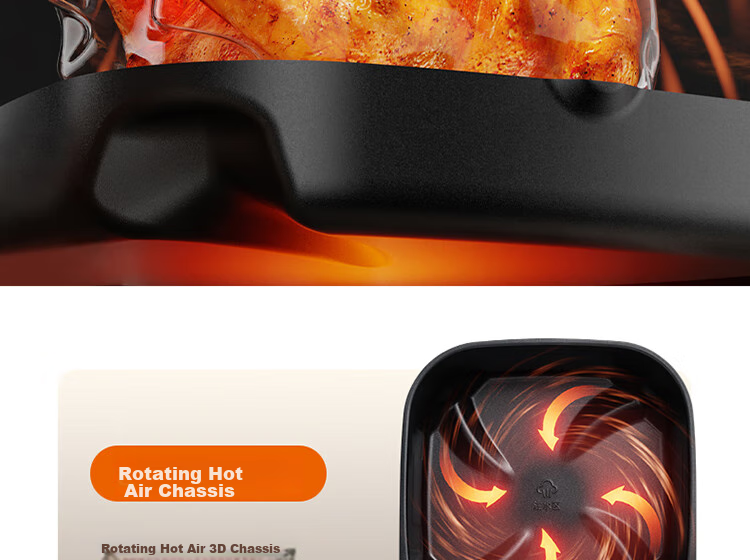 Joyoung 5L Multifunctional Smart Air Fryer Large Capacity Oil-Free Fryer KL45-VF501 9