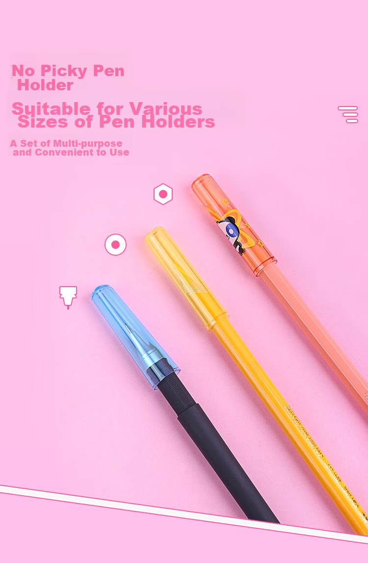 Zhonghua [Best-Selling Product] Pencil Caps 30-Pack Regular Pencil Extenders / Pencil Grips Protect Pencil Tips from Dirt, Essential for School, Mixed Colors Box Set P3000 8