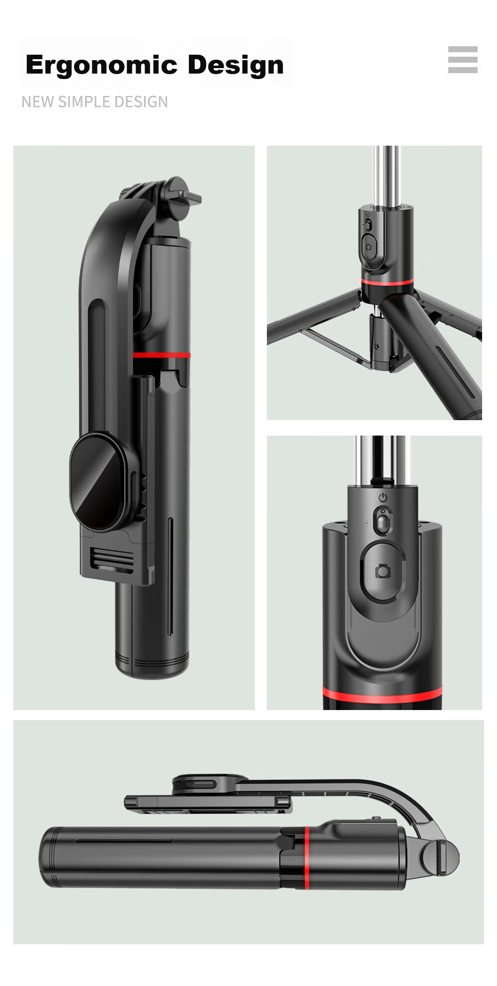 Selfieshow F06 1.3-Meter Selfie Stick, Portable Universal Handheld Selfie Stick, Travel-Friendly Phone Photography Stand, 360-Degree Rotating Photo Stand for Concerts 17