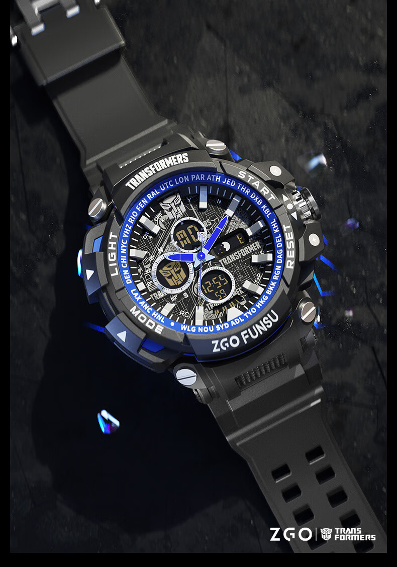 ZGO Sports Outdoor Multifunctional Digital Watch, Military Tactical Specialized Watch for Enlisted Soldiers, Mechanical Watch for Middle And High School Students, Men's Style 13