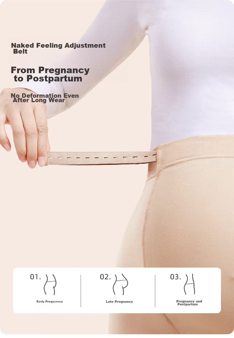 LangSha Maternity Stockings Women Spring Autumn Velvet Plus Size Adjustable Belly Support Outer Wear Anti-Snag Tights 9