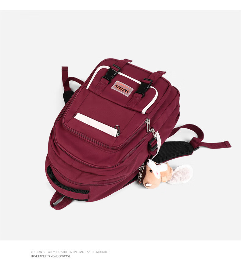 Aiqinghai Backpack, Large Capacity Schoolbag for College Students, Middle And High School Students, Elementary School Students, Spine Protection Laptop Bag for Grades 4-6 6