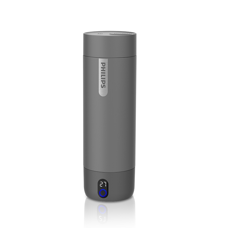 PHILIPS Portable Electric Kettle, Travel Thermos Cup, Practical Gift for Men And Women, Model 2792
