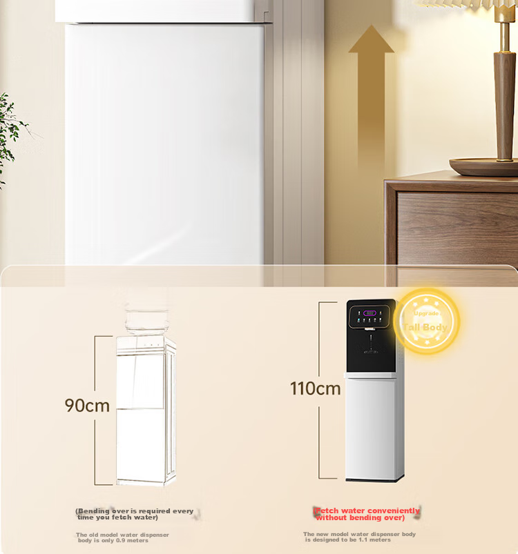 MeiLing Instant Hot Water Dispenser with Bottom-Loading Water Tank, Home Standing Quick-Heating Instant Drinking No Installation Required Fully Automatic Intelligent All-In Machine High-End White Water Dispenser MY-SX527 12