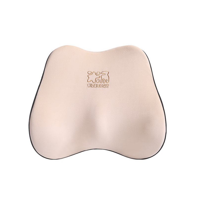 ICAROOM Car Lumbar Support, Space Memory Foam Waist Pillow for Car And Office Chair, Back Support Cushion, All-Season Universal Waist Pad
