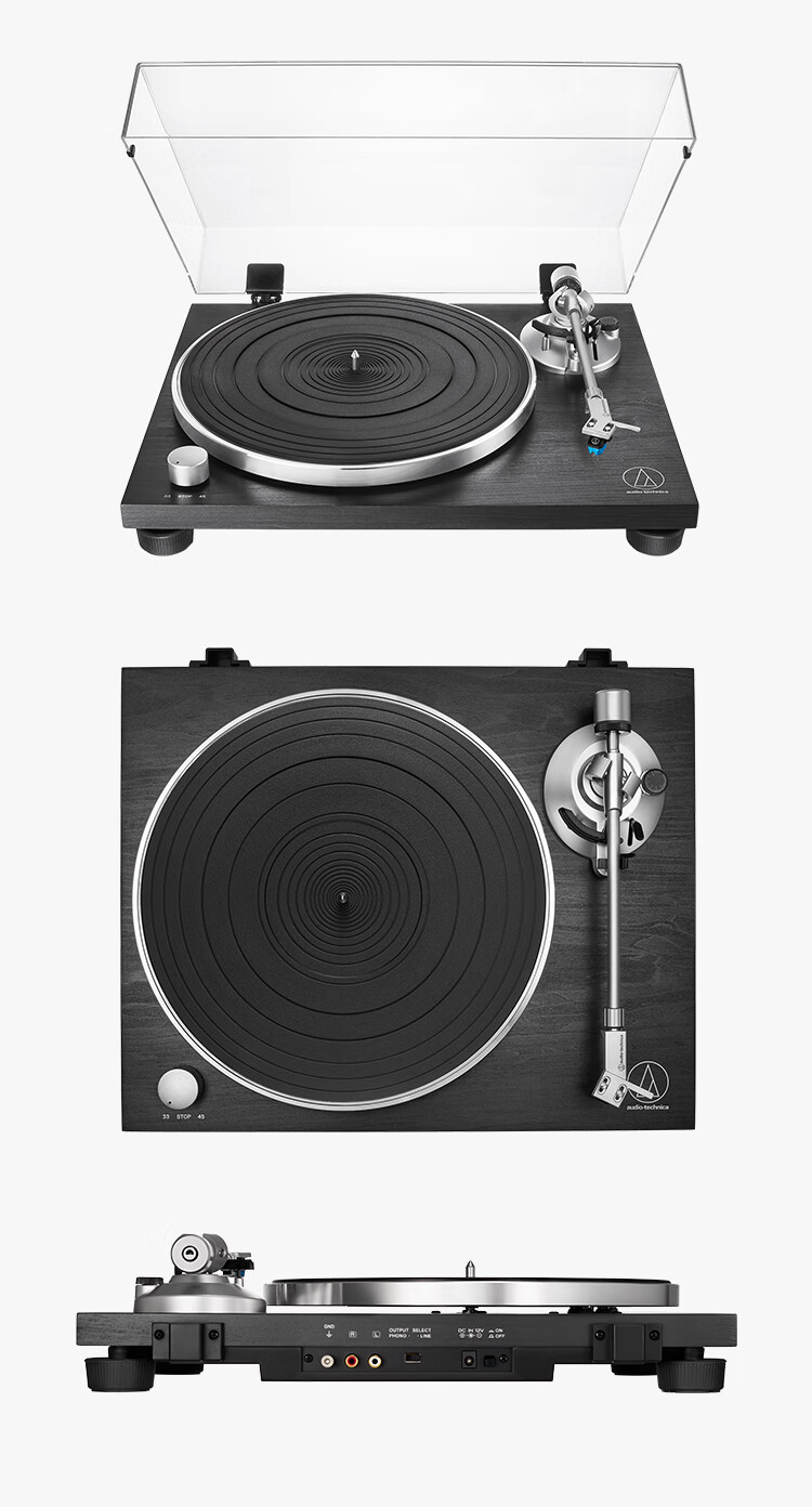 Audio-Technica [Self-Operated] AT-LPW30 Turntable, Vinyl Record Player, Retro Phonograph, Graduation Gift, Father's Day Gift 6