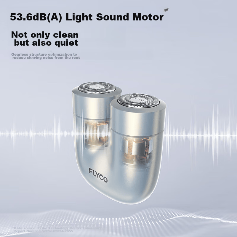 飞科（FLYCO）掌心U物男士电动刮胡剃须刀小巧便携出游迷你生日节日礼物送男友送老公送父亲U1-星辰银 国家补贴