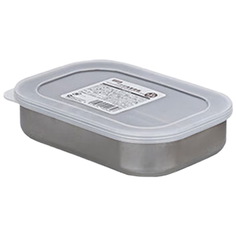 KATEI STORY Japanese Imported Stainless Steel Food Storage Container, Meat Tray, Refrigerator Freezer Organizer, Food-Grade Weekly Meal Prep Essential