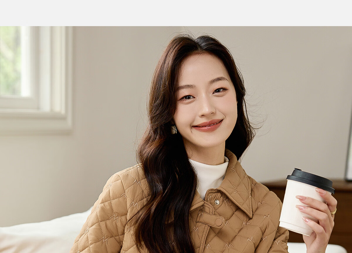 PinCai Women's Cotton Jacket Fashion Woven Design Lapel Thickened Lightweight Winter Coat P144M1003 5