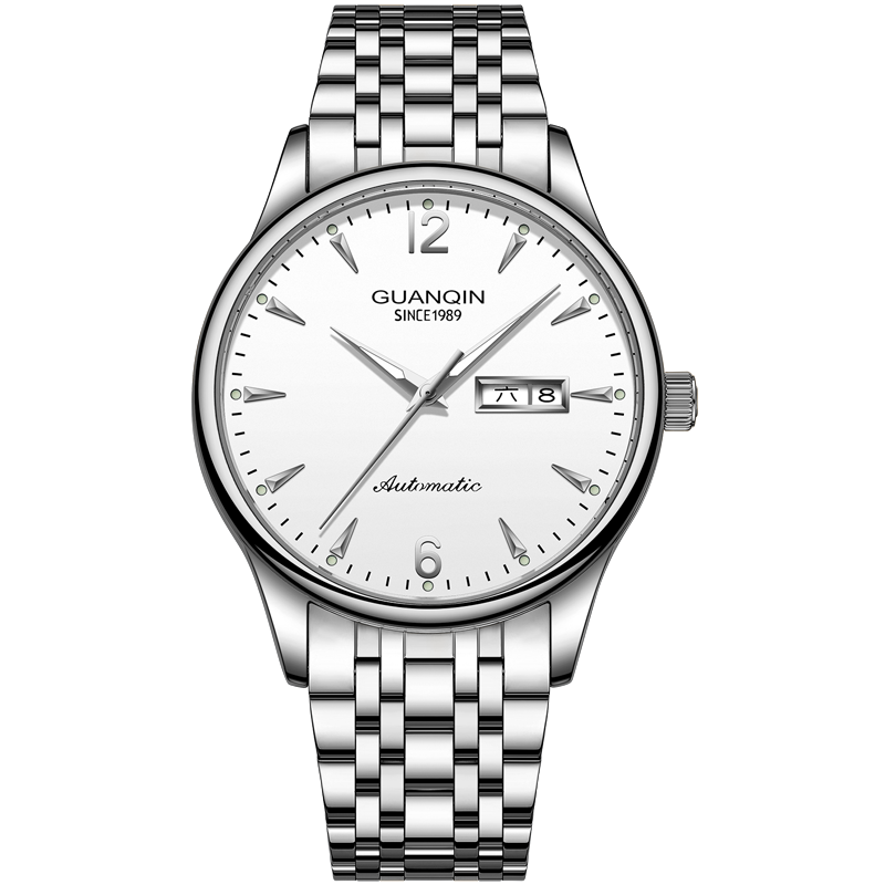 GUANQIN Men's Mechanical Watch, 2026 New Model Fully Automatic Business Style Waterproof Luminous Watch, Gift for Dad on Father's Day