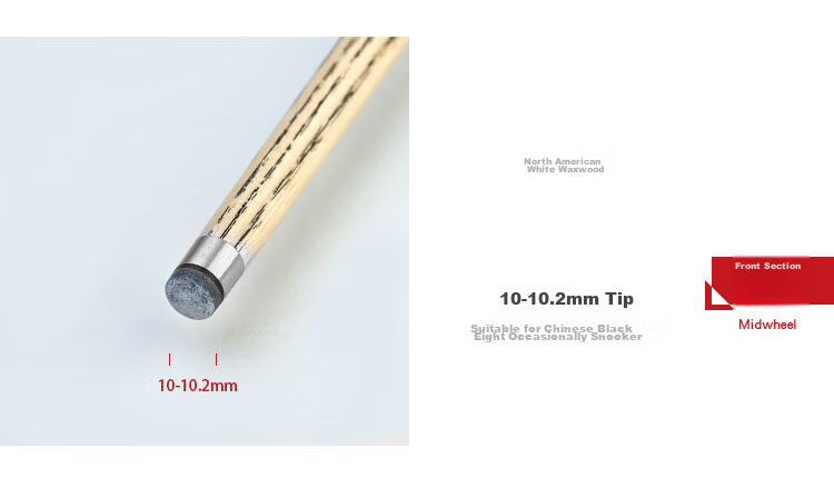 Aomi Haishen 1 Pool Cue, Black Eight Small Tip, Black 8 Chinese Eight-Ball Snooker Medium Tip, Score-Chasing Billiard Cue, 16 Colors 10mm 5
