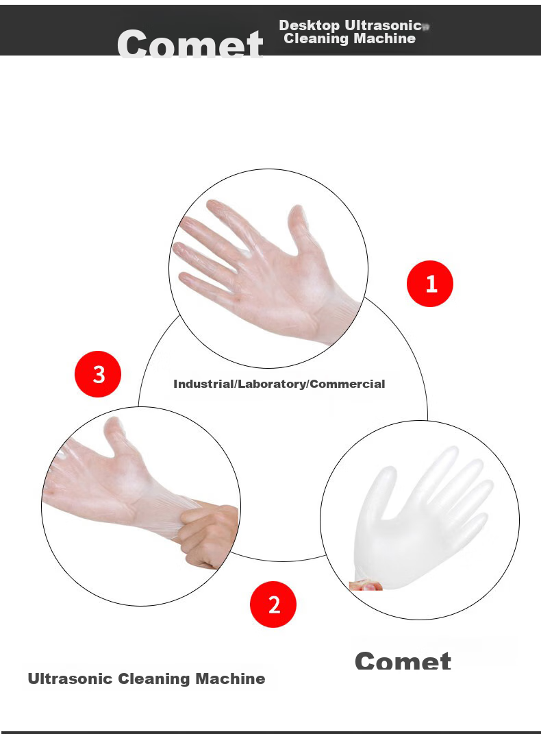 WOLSGIN Disposable PVC Gloves, 100 Pieces, Large Size, Food Grade, Thickened, for Kitchen, Dishwashing, Catering, Cleaning And Inspectio 6