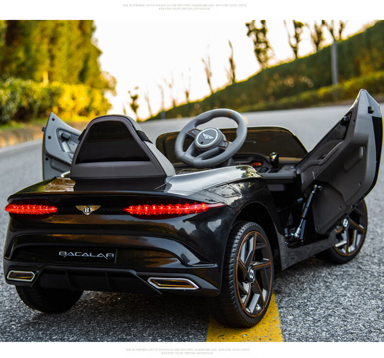 BeRica Children's Electric Car, Four-Wheel Vehicle, Authorized by Bentley, Remote Control, Toy Car for Boys And Girls, Rideable, Baby Gift 19