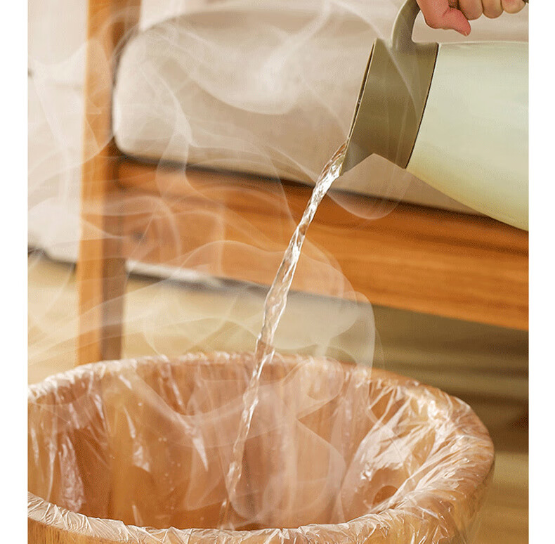 Jiebishi Disposable Foot Bath Bags, 80-Pack, Plastic Bags for Soaking Feet, Thickened Foot Therapy Bags for Wooden Buckets And Foot Wash Basins 12