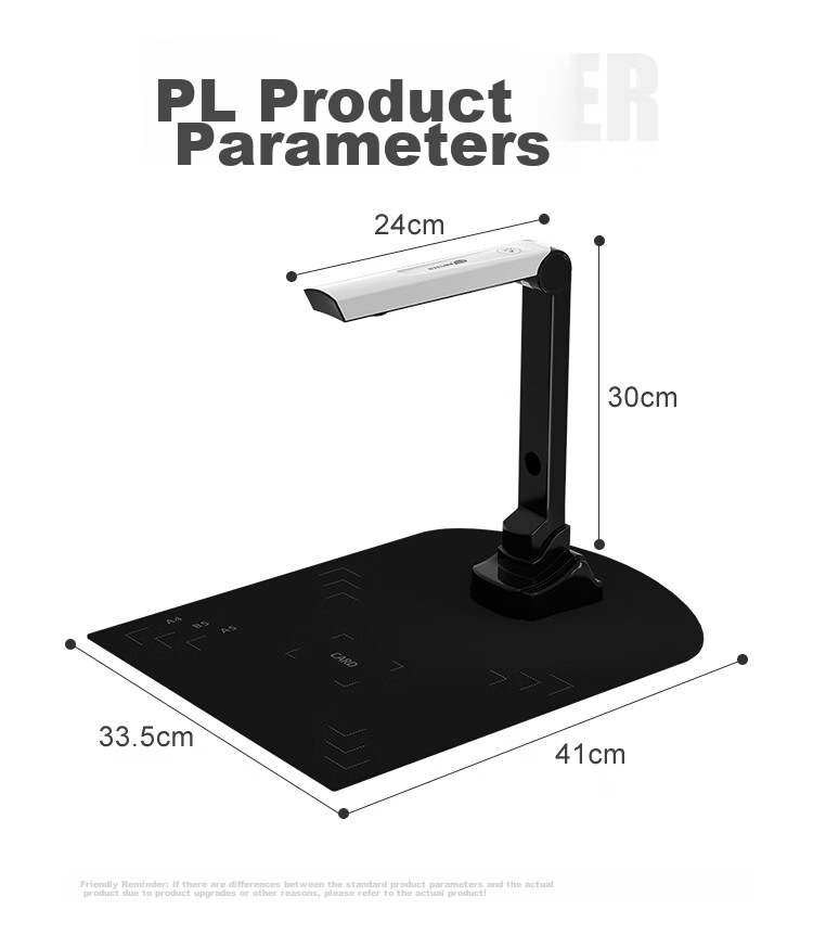 NTEUMM 16 Million Pixel Document Camera, Automatic Continuous Scanning for File Invoice Photos, High-Speed Office Use, Video Display Stand for Teaching Projection NT-3000 11