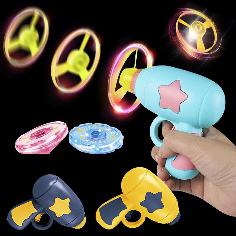 Dad Mom Hand-Throw Outdoor Kids Airplane Toy Model Glider Launch Catapult Plane Gun New Year Gift