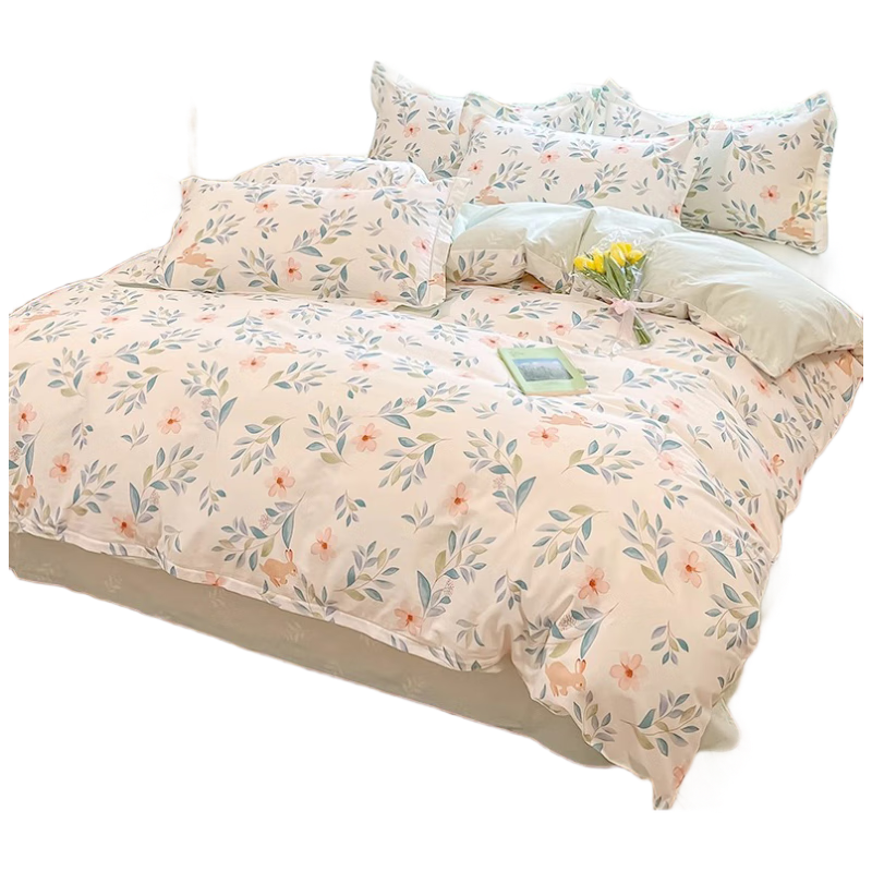 AVIVI Double Duvet Cover, Pure Cotton Quilt Cover for Home Use, Single Piece, 200*230cm, Monika