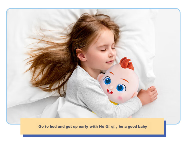 BabyBus, Zhuazhu Zhuwai Toys, Baby Zhuazhu JoJo Plush Doll, Soothing Toy for Sleep, Gift for 0-3 Years Old And First Birthday 8