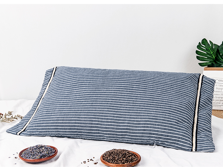 Shuguoyu 3.5 Jin Buckwheat Hull Lavender Cervical Pillow for Students And Adults, Single Person Summer Comfortable Sleep Pillow Core 8