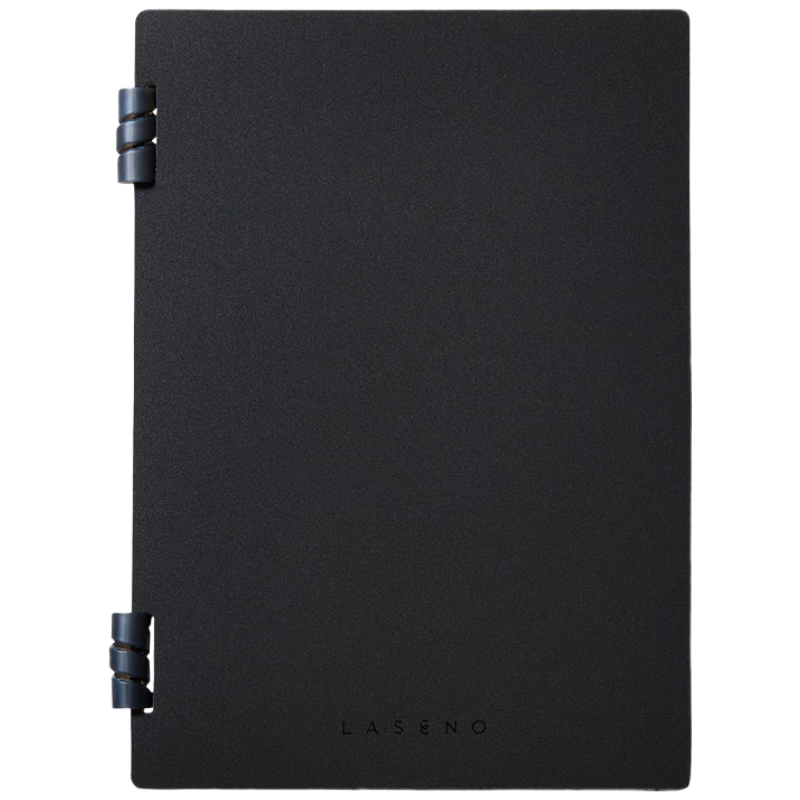 KINGJIM LASENO Spiral Notebook with Removable Pages, Error Correction Notebook, Business Office Notebook for Postgraduate Students And Homework, A5 Black 9064-BK