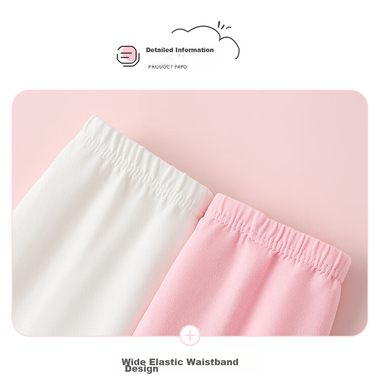 MiiOW Girls' Safety Shorts, Children's Underwear, Anti-Exposure Underpants, Little Girls' Boxer Briefs, Regular Size 110 13