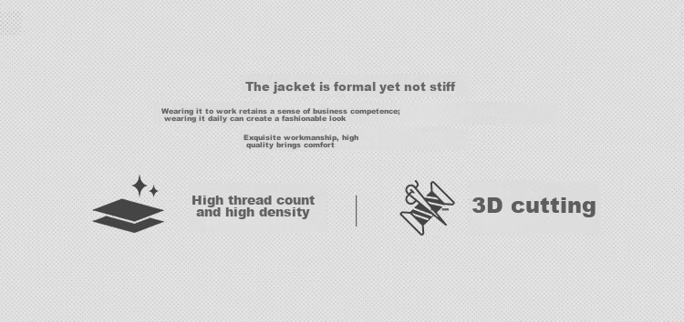 FIRS Men's Executive Jacket, Spring And Autumn Business Casual Commute Wear-Resistant Public Service Cadre Lapel Wrinkle-Resistant Top, Triple-Protection Coat 2