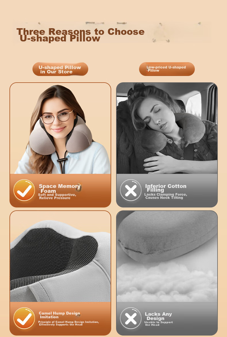 J.Sir Cervical Pillow Neck Support Pillow for Cervical Spondylosis, Deep Sleep for Adults, Medical Anti-Snoring Memory Foam Pillow 18