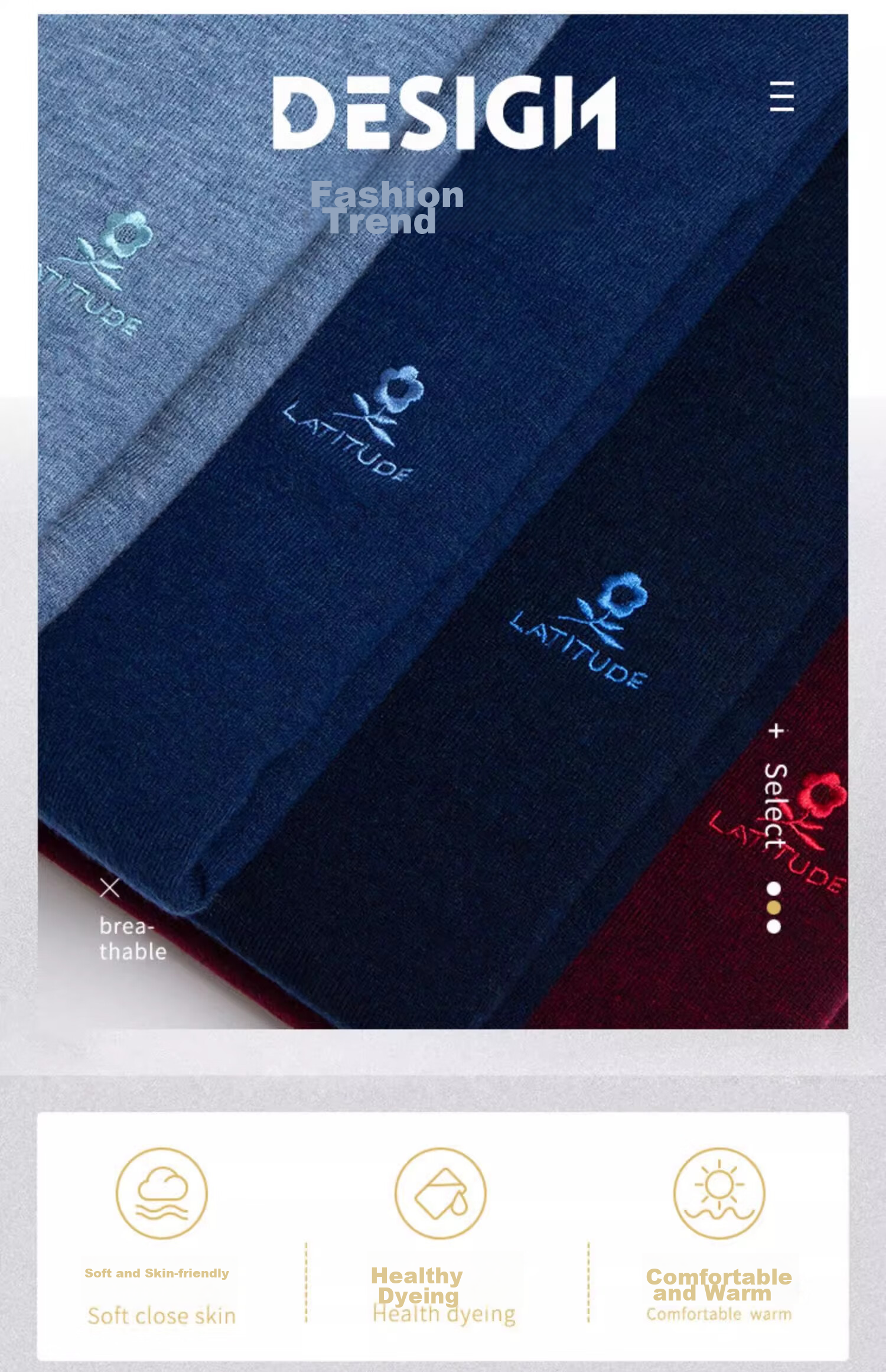 MONTAGUT Horse Year Greeting Autumn And Winter Men's Knit Sweater, Business Versatile Lapel Casual Sweater Men's T-Shirt, Navy Blue, XL 2