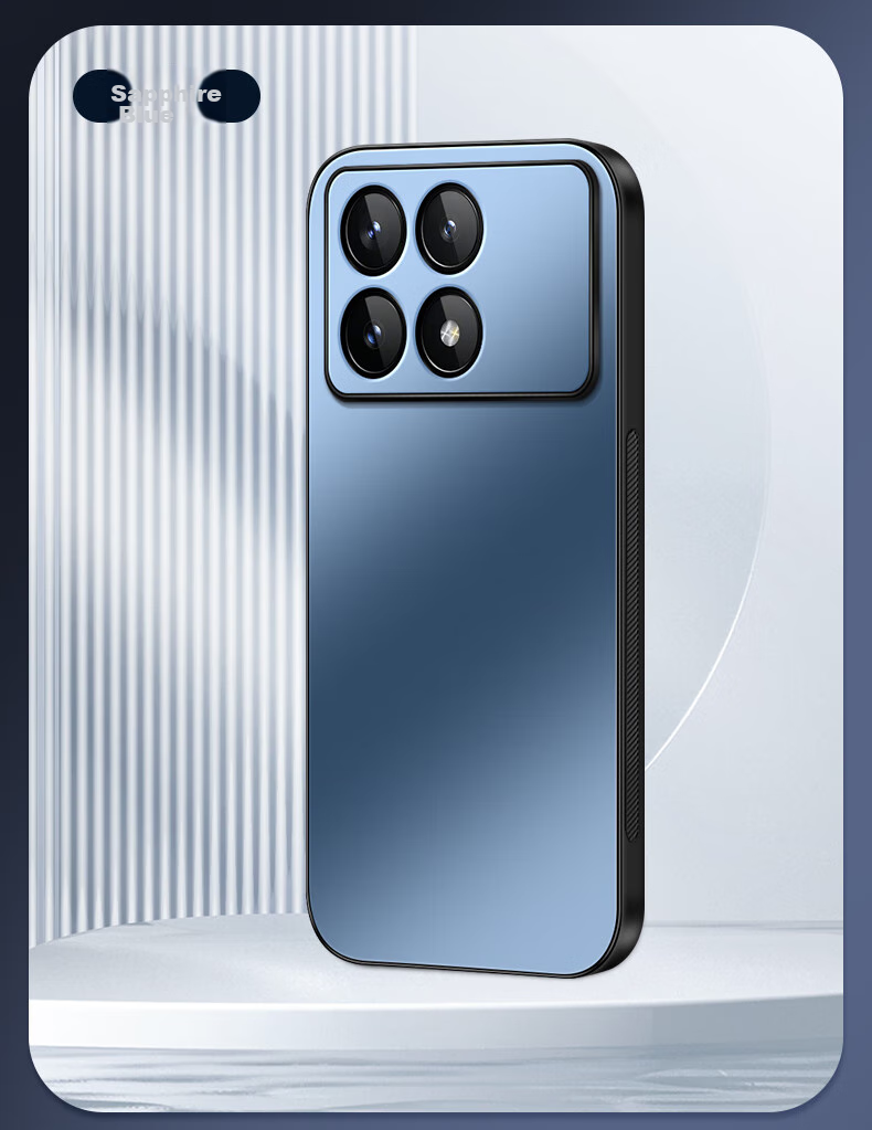 Shangsu Compatible with Redmi K70 Phone Case, Xiaomi K70 Pro Protective Cover, AG Frosted Lens Full Protection Soft Shell, Shockproof, Redmi Simple Business Style for Women And Men, Outer Case, Graphite Black 21