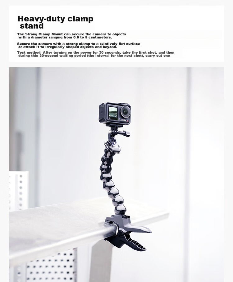 MAXCAM Suitable for DJI Osmo Action 6/5/4/3 Pro Action Camera, Car Nano Adhesive Suction Cup Glass Fixing Car Mount Accessory 16