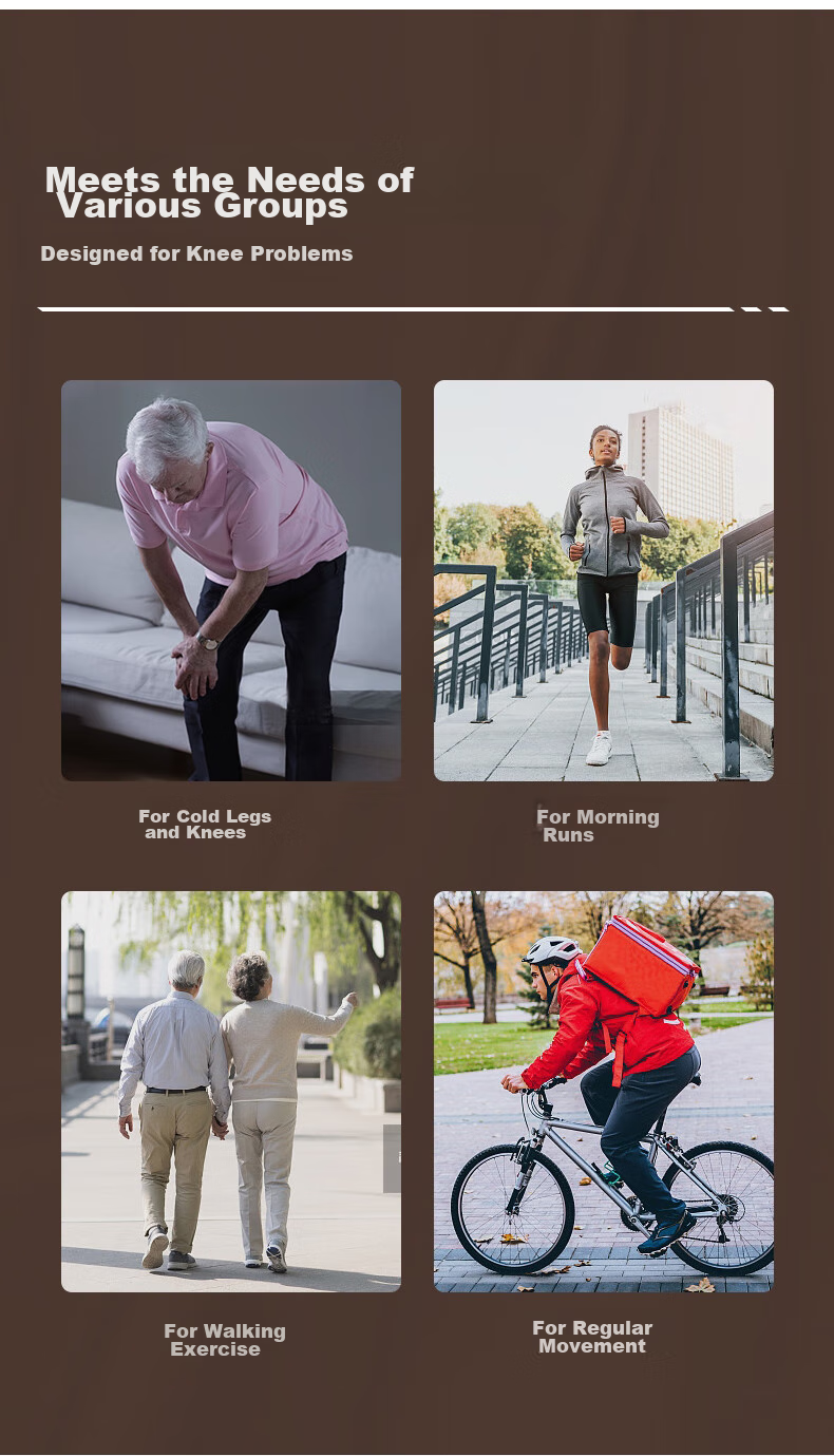 Chidong Knee Brace for Warmth, Arthritis Support for Men And Women, Extended Cold-Proof Compression Bandage, Elderly Anti-Cold Leg Support, Extended Version M 13