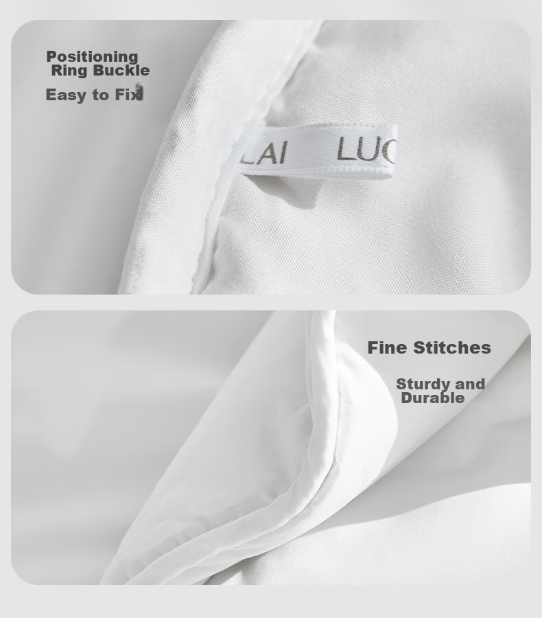 LUOLAI Home Textiles Quilt Duvet Insert, 60% Soy Protein Fiber, for Spring Autumn Winter Warmth, Net Weight 5.8 Ji 12