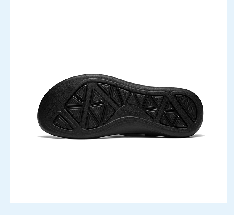 Aokang Sandals, Beach Shoes, Men's Comfortable Casual Open-Toe Breathable Two-Way Simple Slippers, Brown, Size 38 13