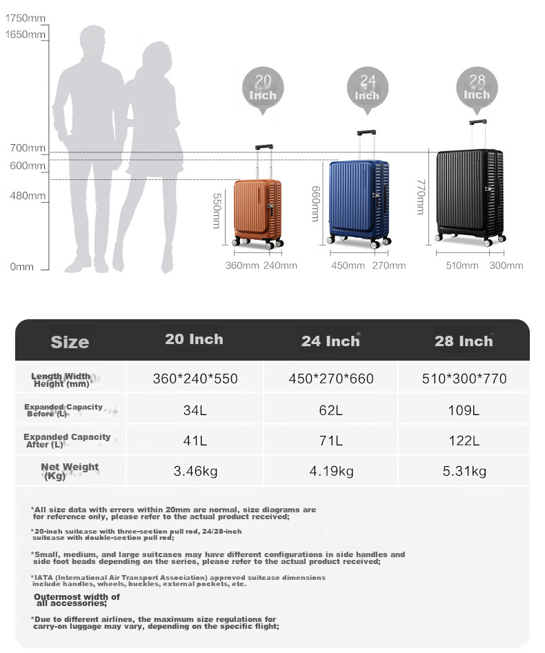 AMERICAN TOURISTER Luggage, 24-Inch Side-Opening Suitcase, Lightweight Large-Capacity Travel Case, Chubby Suitcase, Black NF2 Combination Lock Case 13