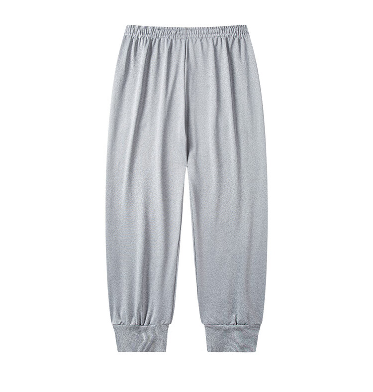 GENIOLAMODE Men's Casual Pants, Trendy Sports Casual Versatile Drawstring Tapered Loose Comfortable Trousers 3